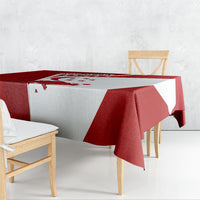 Singapore Merlion Tablecloth National Flag Day Patriotic Crescent Moon And Stars