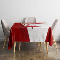Singapore Merlion Tablecloth National Flag Day Patriotic Crescent Moon And Stars