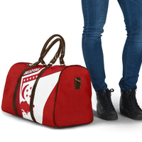 Singapore Merlion Travel Bag National Flag Day Patriotic Crescent Moon And Stars