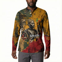 Benin Independence Day King Behanzin Button Sweatshirt Dahomey Amazons National Motto