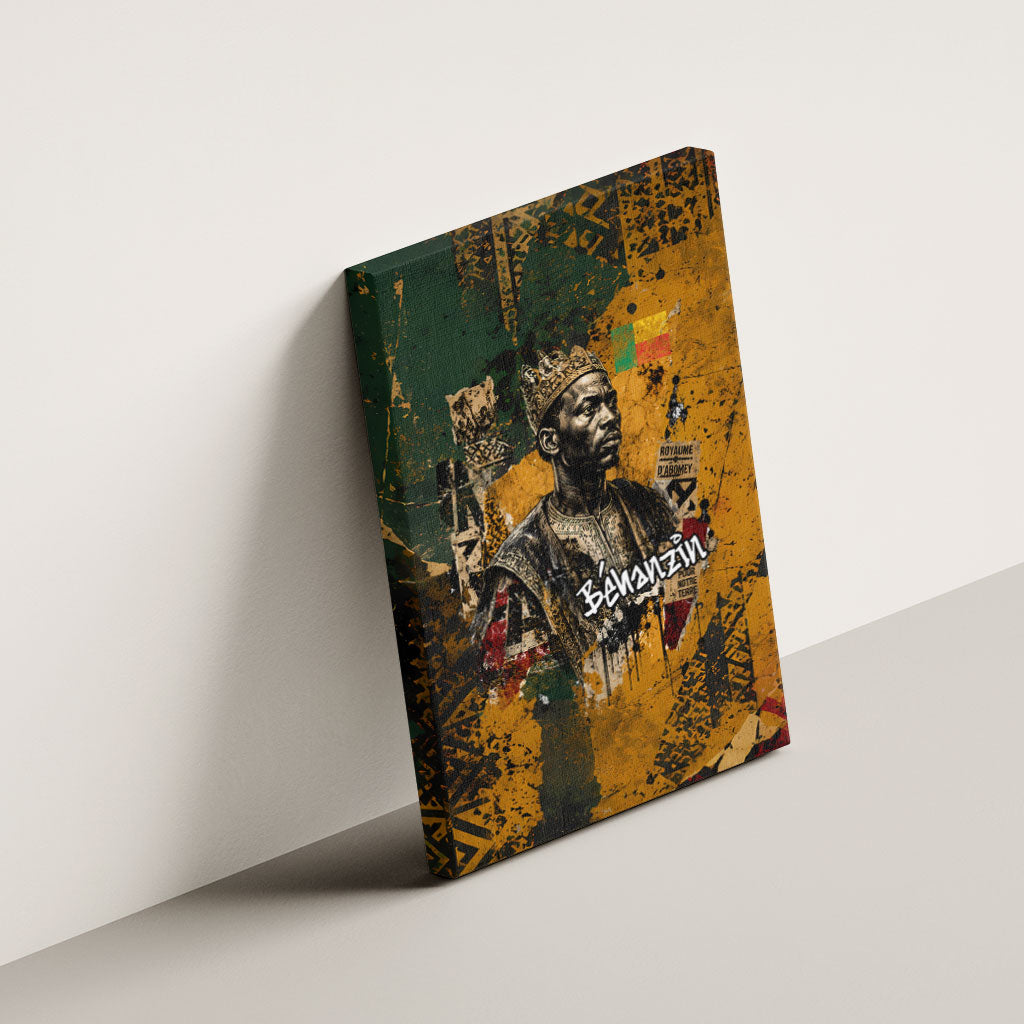 Benin Independence Day King Behanzin Canvas Wall Art Dahomey Amazons National Motto