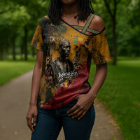 Benin Independence Day King Behanzin Cross Shoulder Shirt Dahomey Amazons National Motto