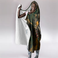 Benin Independence Day King Behanzin Hooded Blanket Dahomey Amazons National Motto