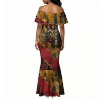 Benin Independence Day King Behanzin Mermaid Dress Dahomey Amazons National Motto