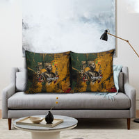 Benin Independence Day King Behanzin Pillow Cover Dahomey Amazons National Motto