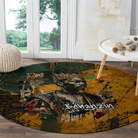 Benin Independence Day King Behanzin Round Carpet Dahomey Amazons National Motto
