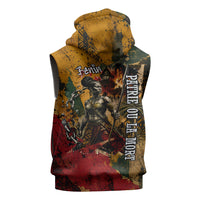 Benin Independence Day King Behanzin Sleeveless Hoodie Dahomey Amazons National Motto
