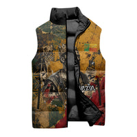 Benin Independence Day King Behanzin Sleeveless Puffer Jacket Dahomey Amazons National Motto