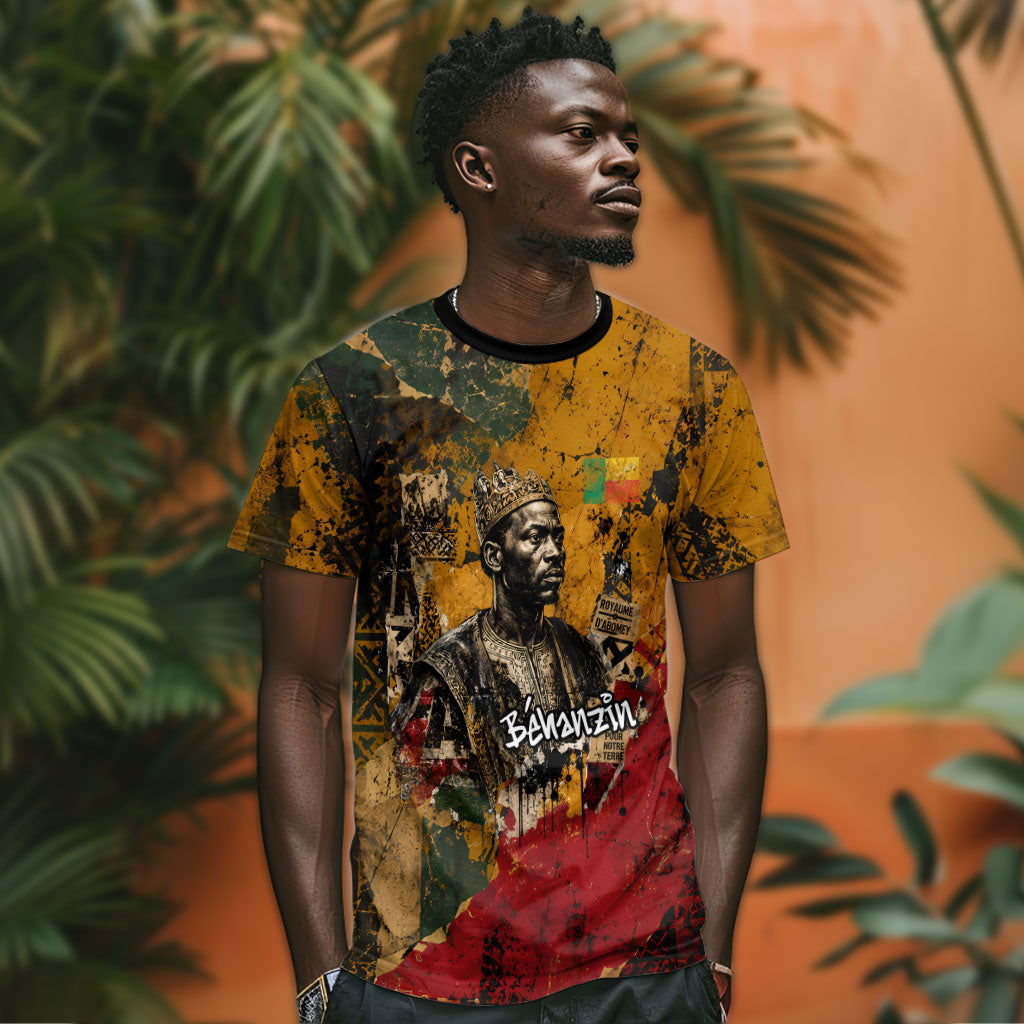 Benin Independence Day King Behanzin T shirt Dahomey Amazons National Motto