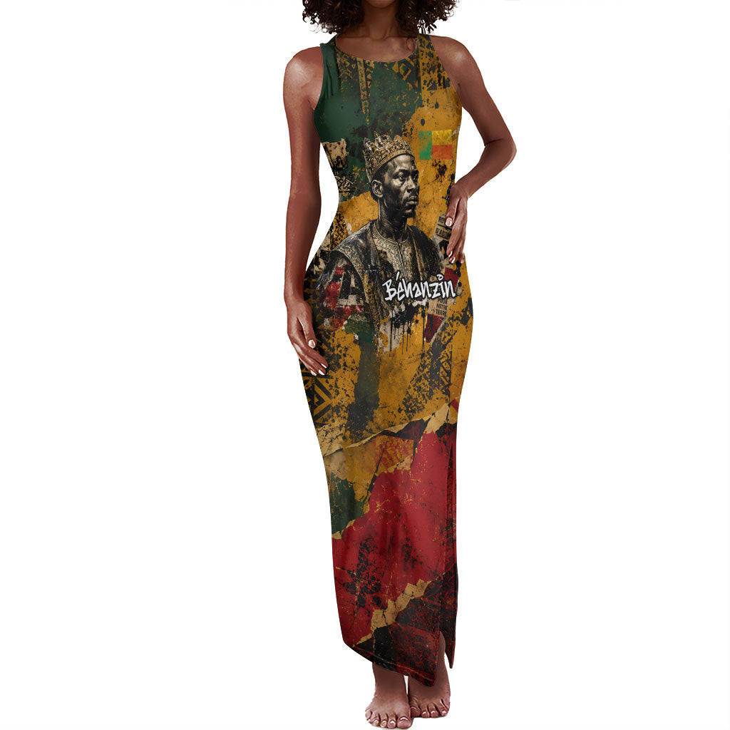Benin Independence Day King Behanzin Tank Maxi Dress Dahomey Amazons National Motto