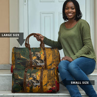 Benin Independence Day King Behanzin Travel Bag Dahomey Amazons National Motto