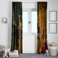Benin Independence Day King Behanzin Window Curtain Dahomey Amazons National Motto