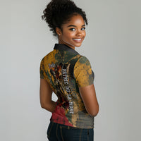 Benin Independence Day King Behanzin Women Polo Shirt Dahomey Amazons National Motto