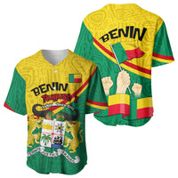 Benin Independence Day August 1 Baseball Jersey Coat Of Arms Heritage Raised Fist Flag