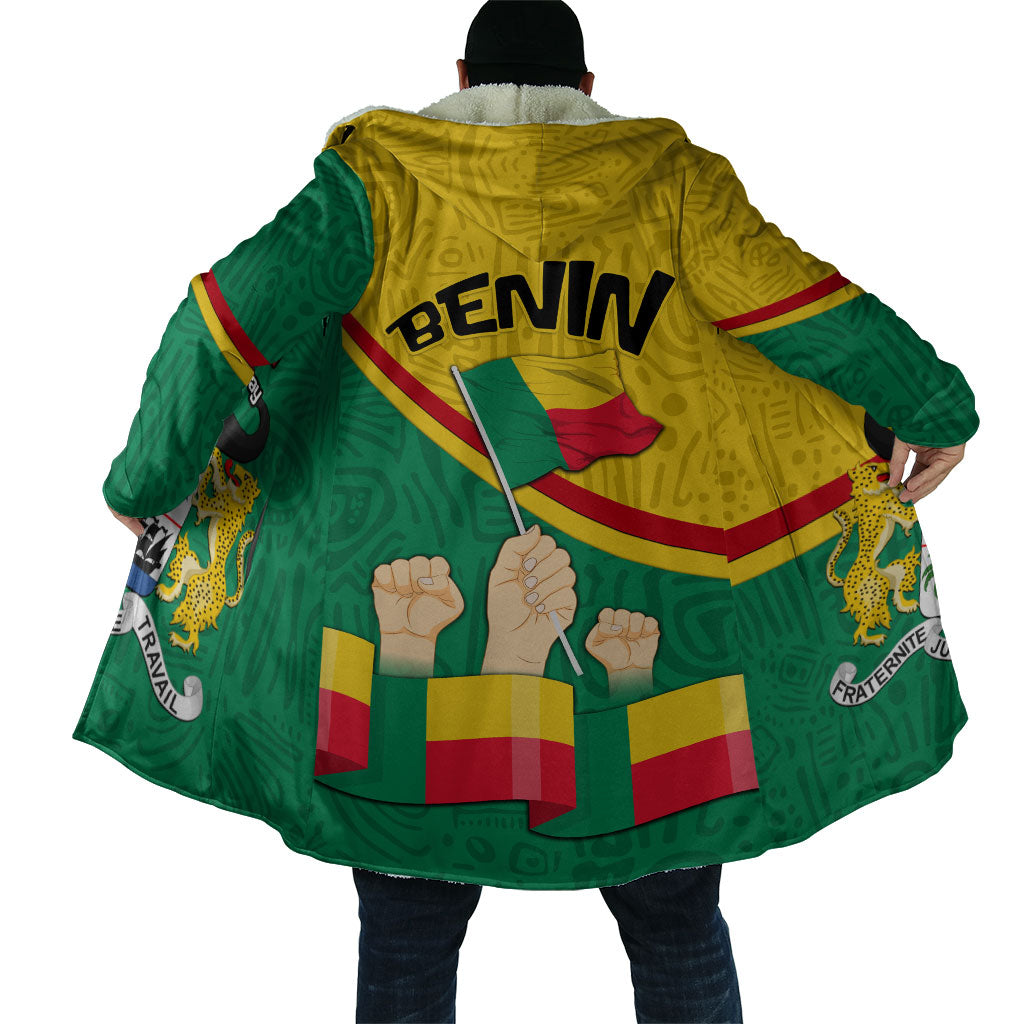 Benin Independence Day August 1 Cloak Coat Of Arms Heritage Raised Fist Flag
