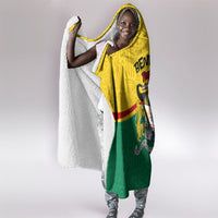 Benin Independence Day August 1 Hooded Blanket Coat Of Arms Heritage Raised Fist Flag