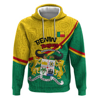 Benin Independence Day August 1 Hoodie Coat Of Arms Heritage Raised Fist Flag