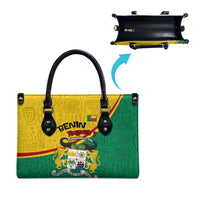 Benin Independence Day August 1 Leather Bag Coat Of Arms Heritage Raised Fist Flag