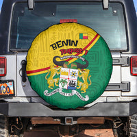 Benin Independence Day August 1 Spare Tire Cover Coat Of Arms Heritage Raised Fist Flag