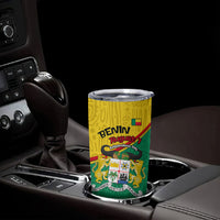 Benin Independence Day August 1 Tumbler Cup Coat Of Arms Heritage Raised Fist Flag