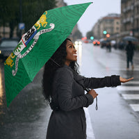 Benin Independence Day August 1 Umbrella Coat Of Arms Heritage Raised Fist Flag