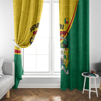 Benin Independence Day August 1 Window Curtain Coat Of Arms Heritage Raised Fist Flag