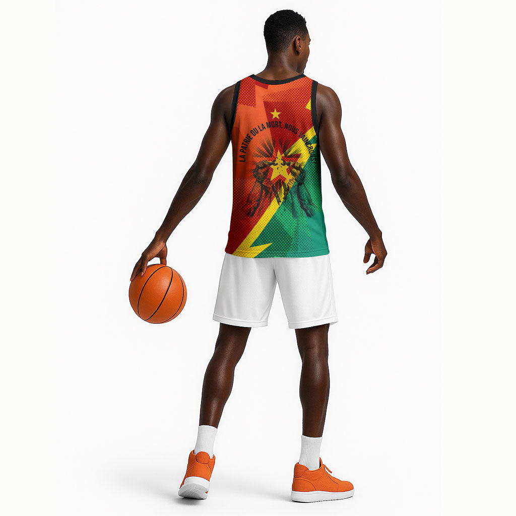 Burkina Faso Independence Day Thomas Sankara Basketball Jersey Revolution Heritage Broken Chains Graphic