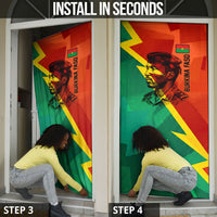 Burkina Faso Independence Day Thomas Sankara Door Cover Revolution Heritage Broken Chains Graphic