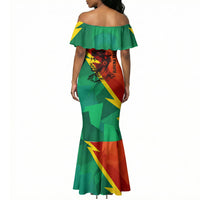 Burkina Faso Independence Day Thomas Sankara Mermaid Dress Revolution Heritage Broken Chains Graphic