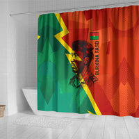 Burkina Faso Independence Day Thomas Sankara Shower Curtain Revolution Heritage Broken Chains Graphic