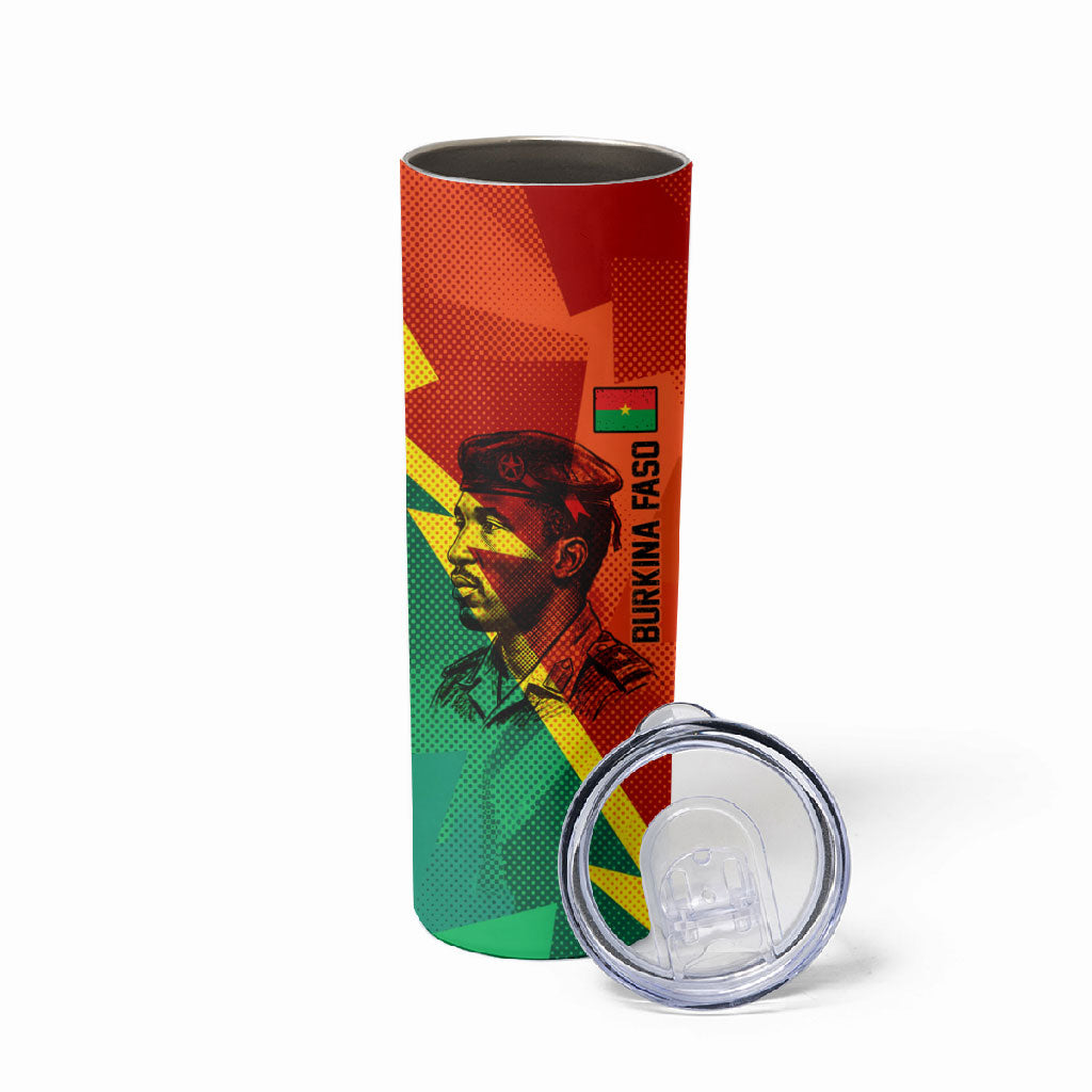 Burkina Faso Independence Day Thomas Sankara Skinny Tumbler Revolution Heritage Broken Chains Graphic