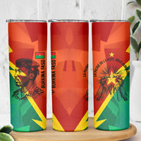 Burkina Faso Independence Day Thomas Sankara Skinny Tumbler Revolution Heritage Broken Chains Graphic
