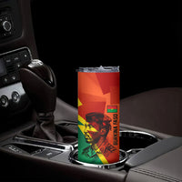 Burkina Faso Independence Day Thomas Sankara Skinny Tumbler Revolution Heritage Broken Chains Graphic