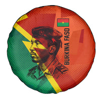 Burkina Faso Independence Day Thomas Sankara Spare Tire Cover Revolution Heritage Broken Chains Graphic
