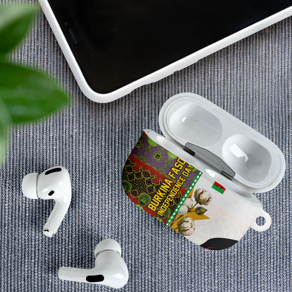 Burkina Faso Independence Day Coat Of Arms AirPods Case National Stallion Shield