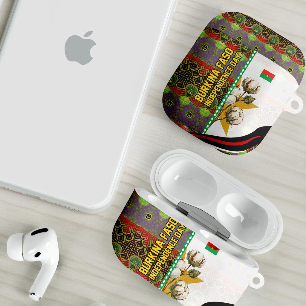 Burkina Faso Independence Day Coat Of Arms AirPods Case National Stallion Shield
