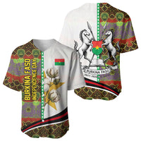 Burkina Faso Independence Day Coat Of Arms Baseball Jersey National Stallion Shield