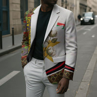Burkina Faso Independence Day Coat Of Arms Blazer National Stallion Shield