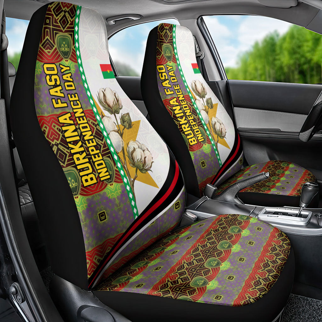 Burkina Faso Independence Day Coat Of Arms Car Seat Cover National Stallion Shield