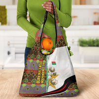 Burkina Faso Independence Day Coat Of Arms Grocery Bag National Stallion Shield