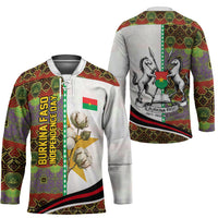 Burkina Faso Independence Day Coat Of Arms Hockey Jersey National Stallion Shield
