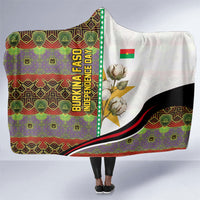 Burkina Faso Independence Day Coat Of Arms Hooded Blanket National Stallion Shield