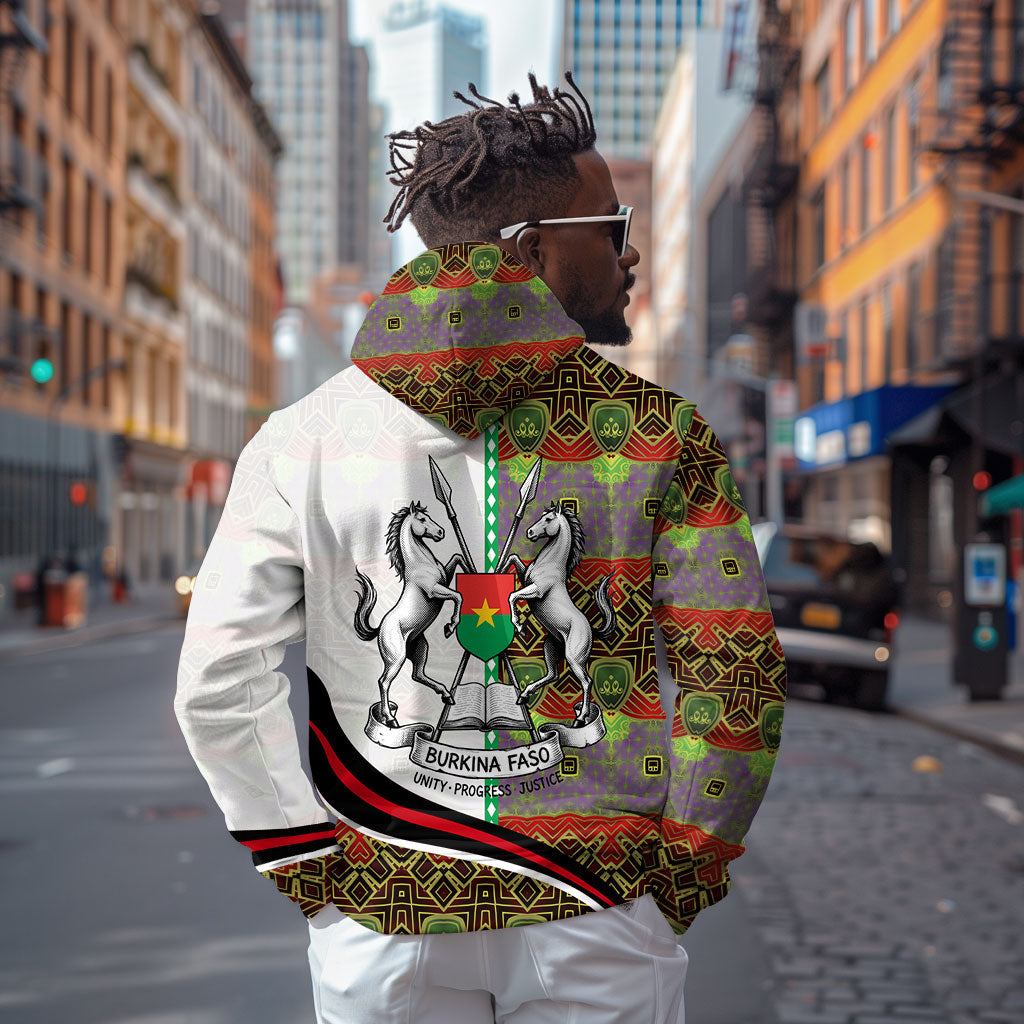 Burkina Faso Independence Day Coat Of Arms Hoodie National Stallion Shield