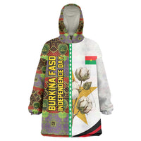Burkina Faso Independence Day Coat Of Arms Kid Wearable Blanket Hoodie National Stallion Shield