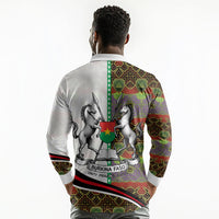 Burkina Faso Independence Day Coat Of Arms Long Sleeve Polo Shirt National Stallion Shield
