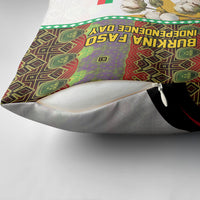 Burkina Faso Independence Day Coat Of Arms Pillow Cover National Stallion Shield