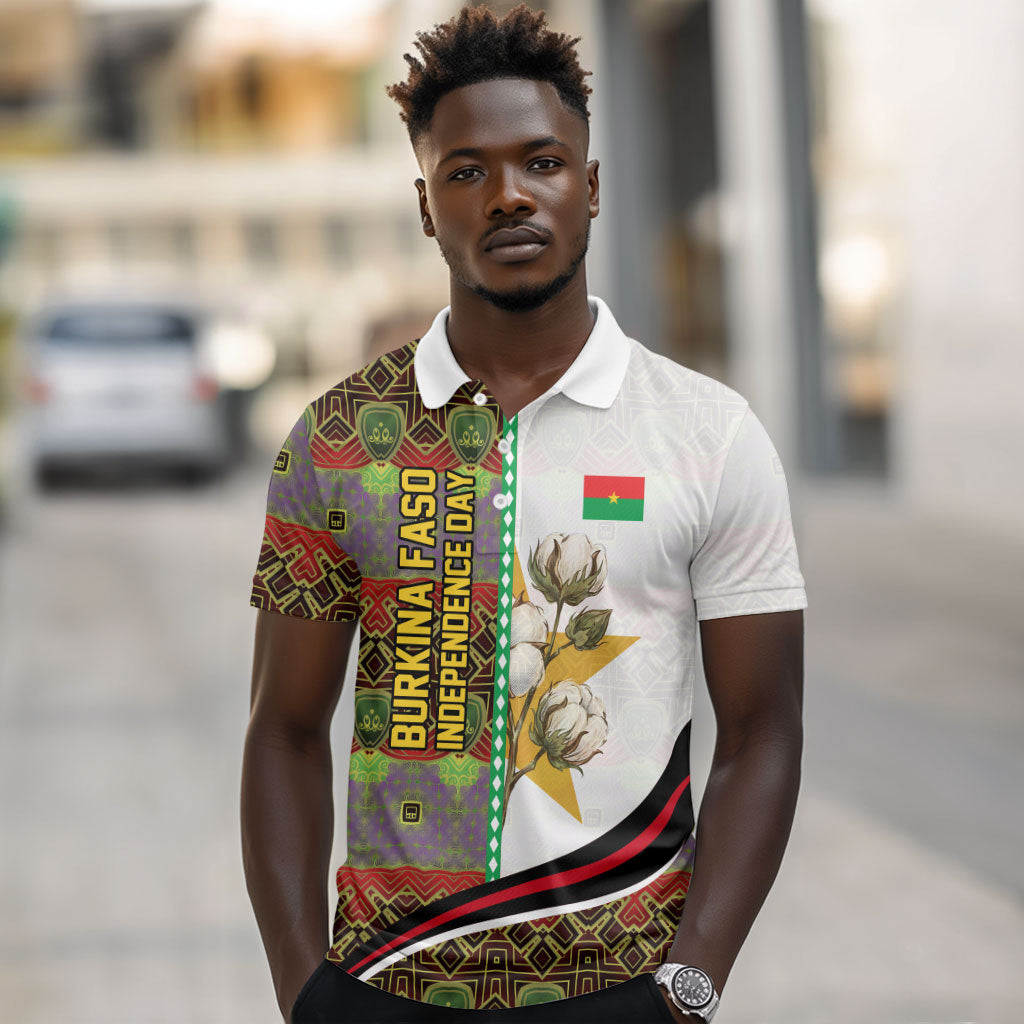 Burkina Faso Independence Day Coat Of Arms Polo Shirt National Stallion Shield