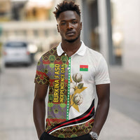 Burkina Faso Independence Day Coat Of Arms Polo Shirt National Stallion Shield