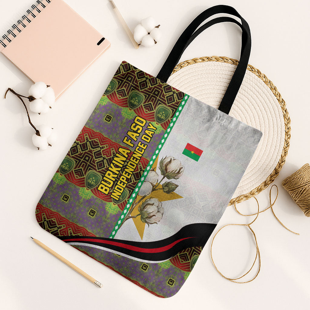 Burkina Faso Independence Day Coat Of Arms Tote Bag National Stallion Shield