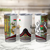 Burkina Faso Independence Day Coat Of Arms Tumbler Cup National Stallion Shield